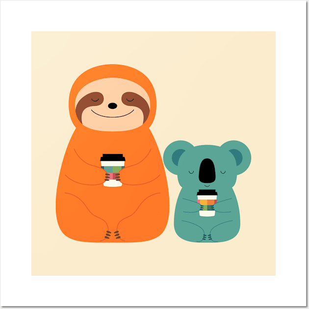 Coffee Buddy Wall Art by AndyWestface